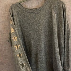 Grey sweater/top w stars